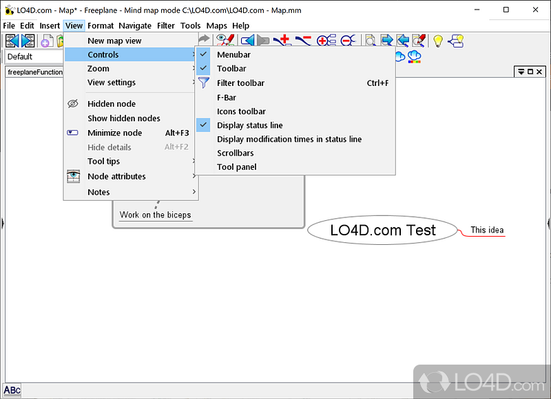 Create mind maps with this app - Screenshot of Freeplane