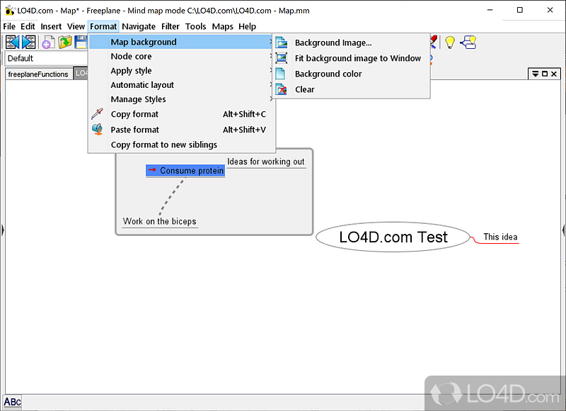 Freeplane: Create mind maps - Screenshot of Freeplane