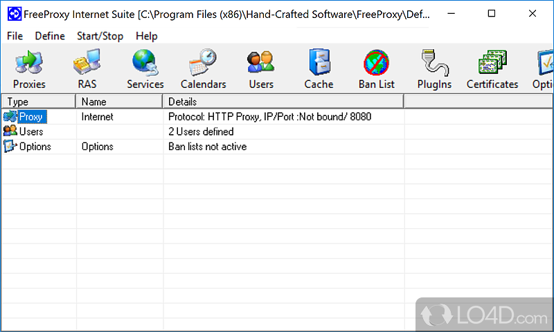 Error 404 - Page Not Found - Screenshot of FreeProxy Internet Suite