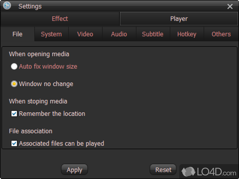 FreeSmith Video Player screenshot