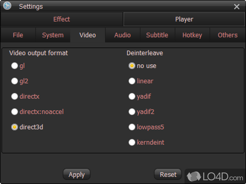 FreeSmith Video Player screenshot