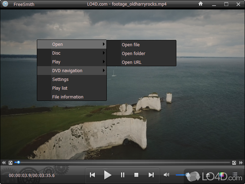All-in-one media player - Screenshot of FreeSmith Video Player