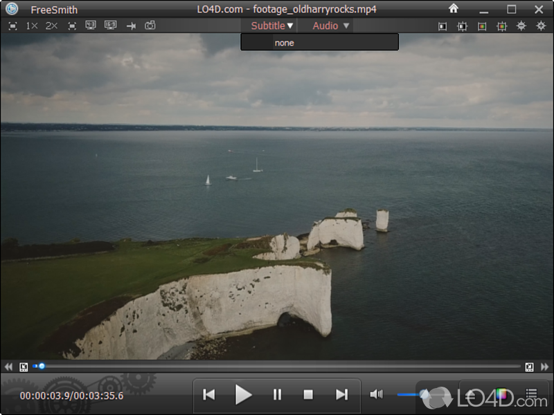 It is a free all-in-one media player - Screenshot of FreeSmith Video Player