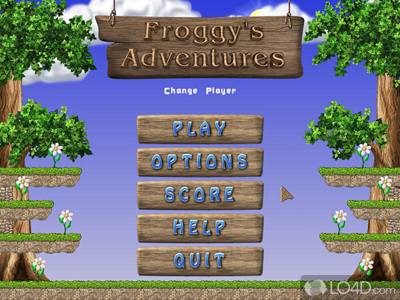 Help Froggy save the day in our exciting new arcade adventure - Screenshot of Froggy's Adventures