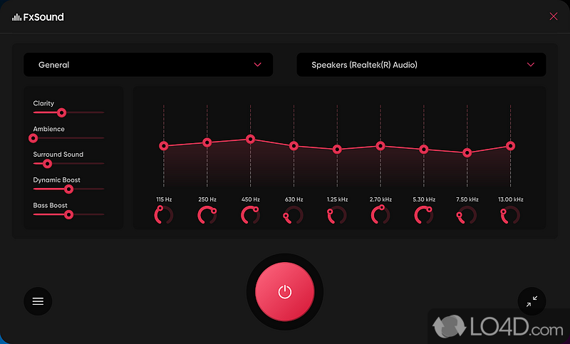 Boost the sound volume without any distortions - Screenshot of FxSound