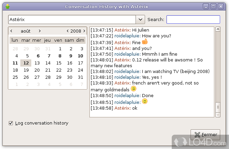 Free Jabber/XMPP client for Windows PC - Screenshot of Gajim