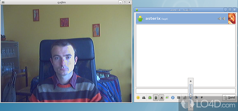 Jabber instant messaging client for video, voice - Screenshot of Gajim