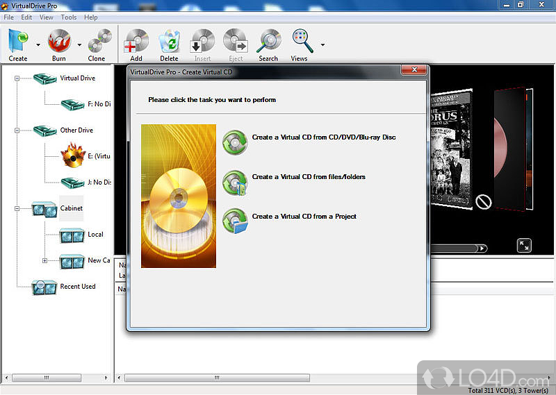 DVD, CD and Blu-ray Game Emulator - Screenshot of GameDrive Emulator