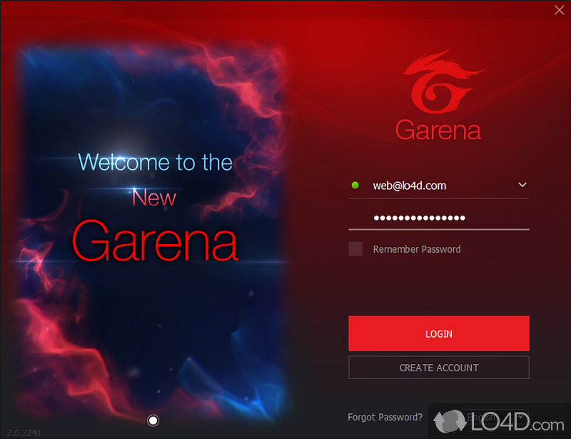 Garena: Chat rooms - Screenshot of Garena
