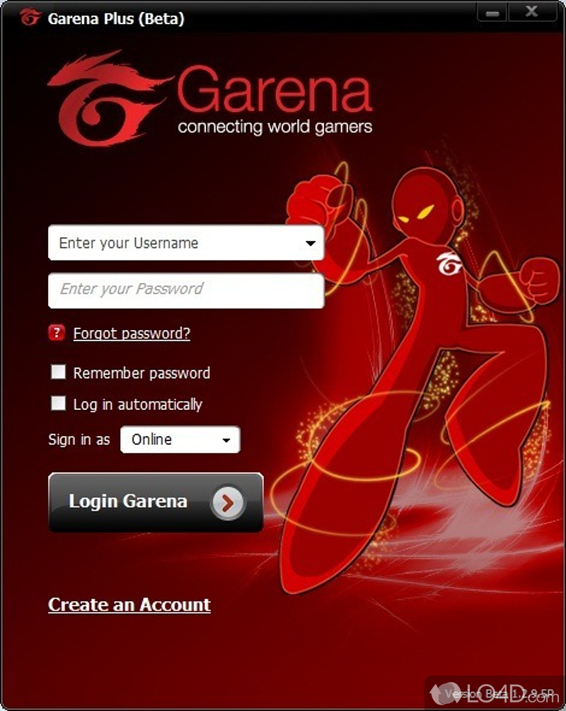 Instant messaging tool designed for the gamers who want to send files to friends - Screenshot of Garena Plus