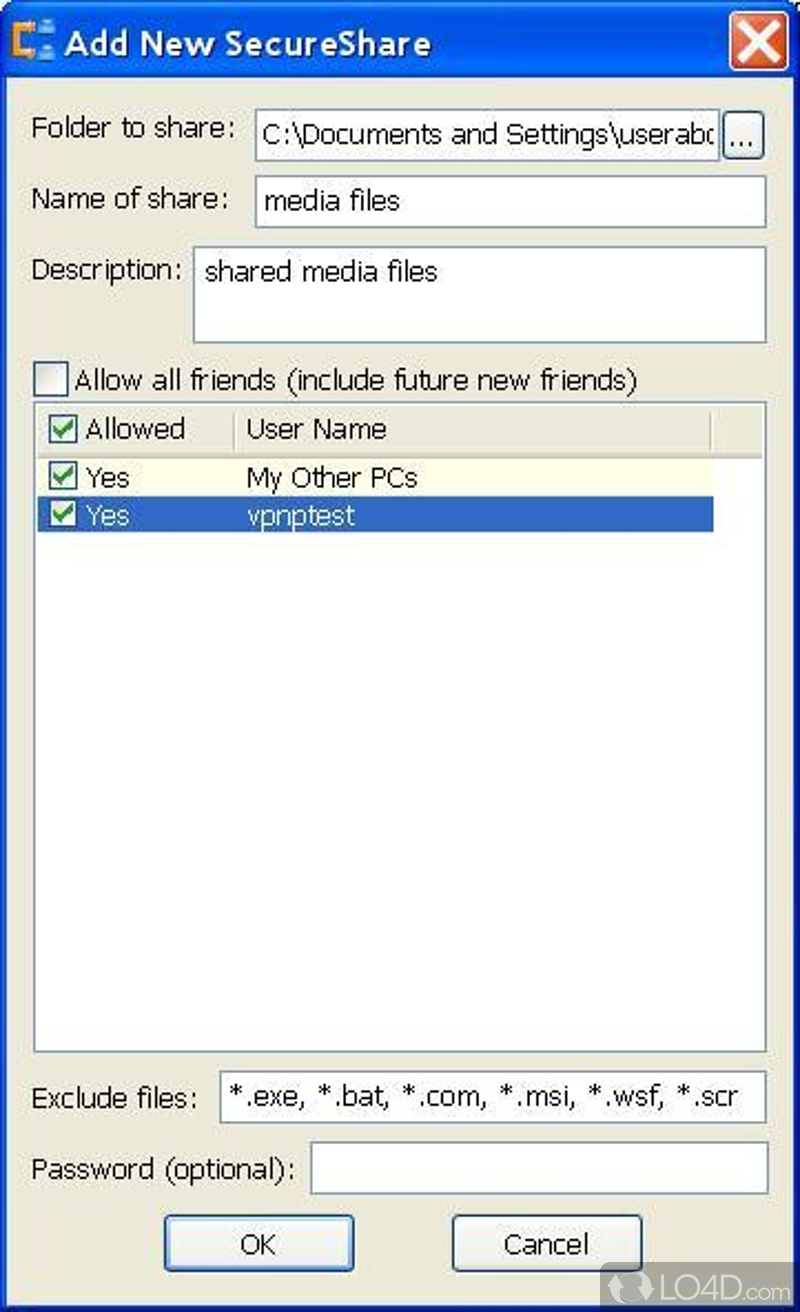 Share, sync and backup files securely online - Screenshot of GBridge