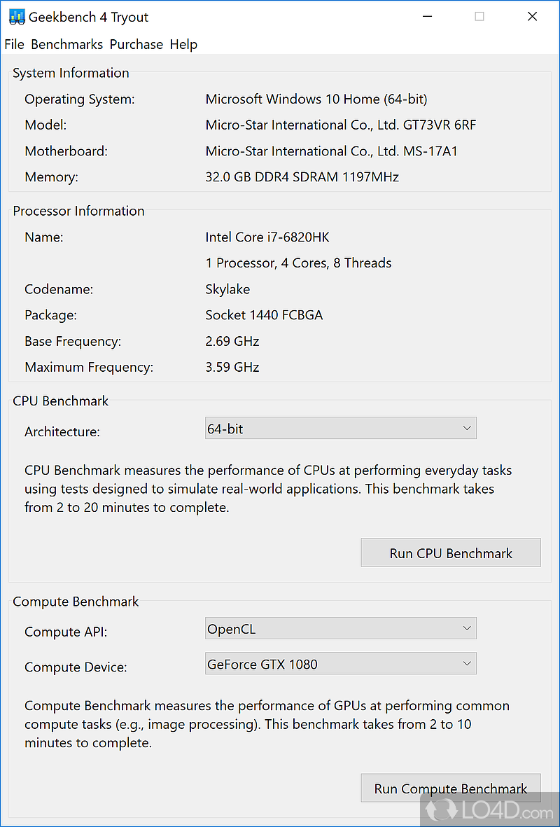 download the new for windows Geekbench Pro 6.2.1