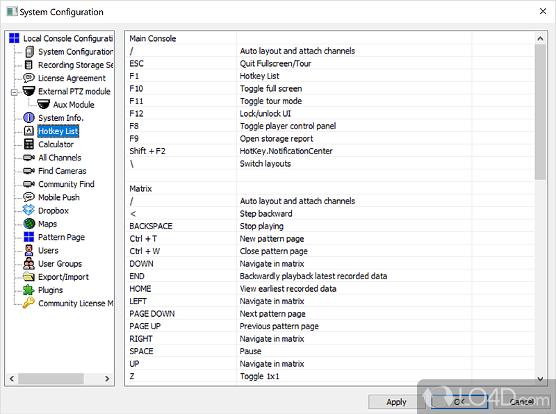 Genius Vision NVR Software CmE: User interface - Screenshot of Genius Vision NVR Software CmE