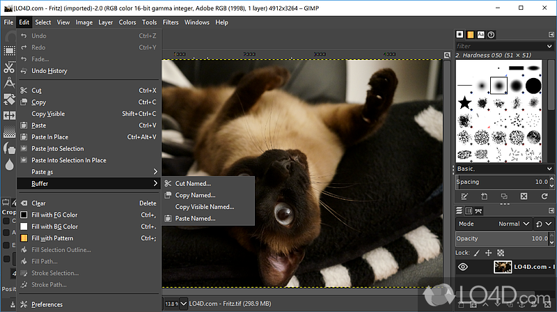 A free and easy-to-use image editing tool - Screenshot of GIMP