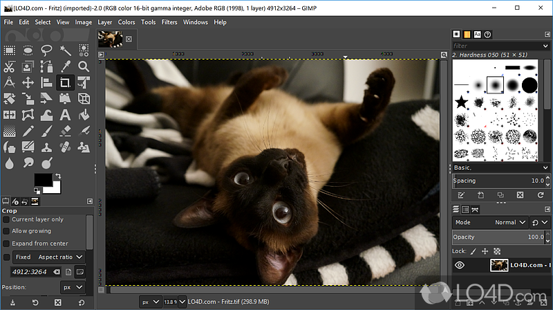 Open-source app, short for GNU Image Manipulation Program - Screenshot of GIMP