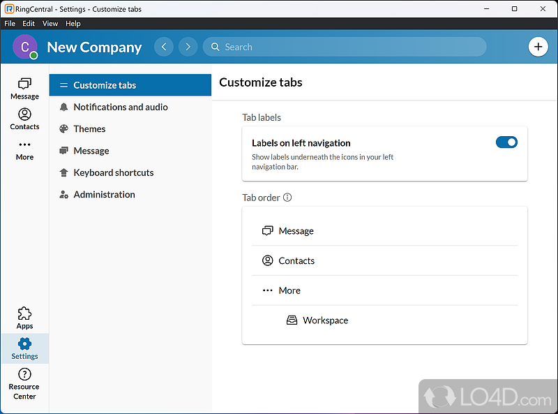 Reliable collaboration platform that packs numerous functions - Screenshot of RingCentral