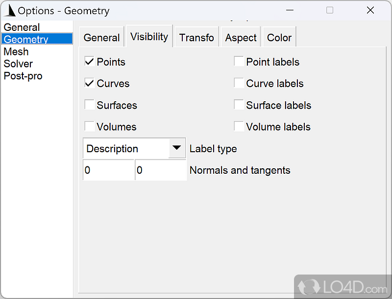 3D finite element mesh generator with processing facilities - Screenshot of Gmsh