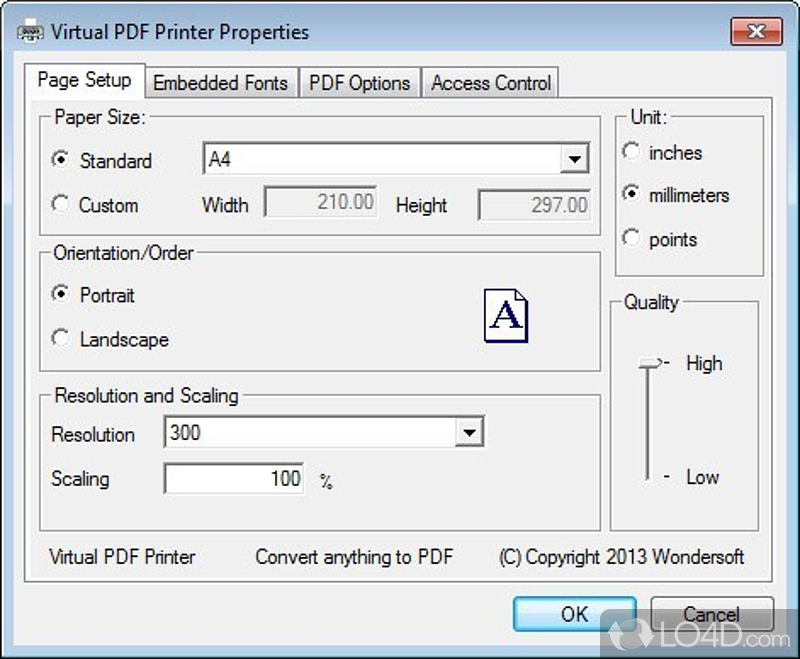 Instantly convert any document into PDF - Screenshot of Go2PDF