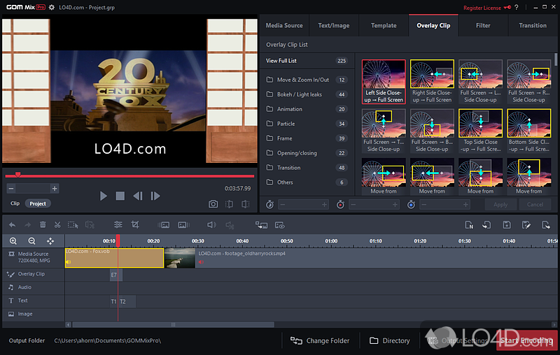Edit your videos creatively - Screenshot of GOM Mix Pro