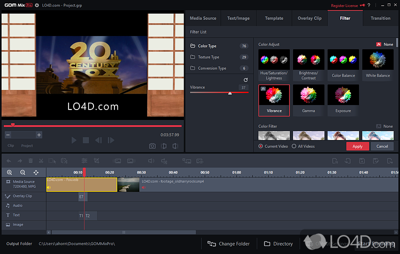 GOM Mix Pro: User-friendly - Screenshot of GOM Mix Pro