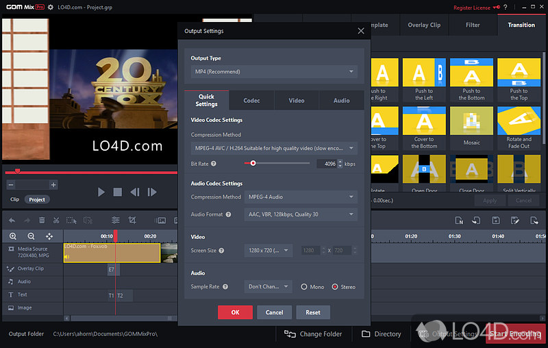 One permanent payment setup - Screenshot of GOM Mix Pro