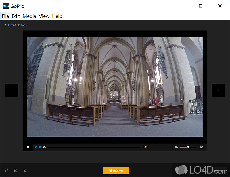 Video editing features - Screenshot of GoPro CineForm Studio