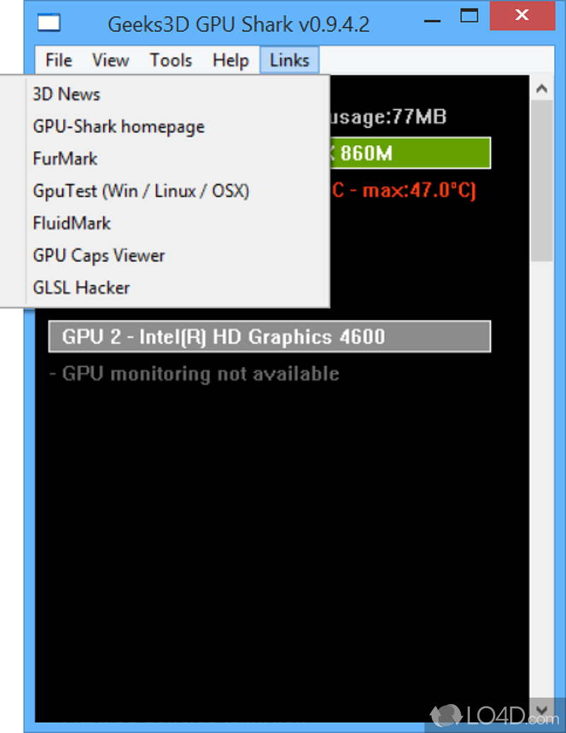 downloading GPU Shark 0.31.0