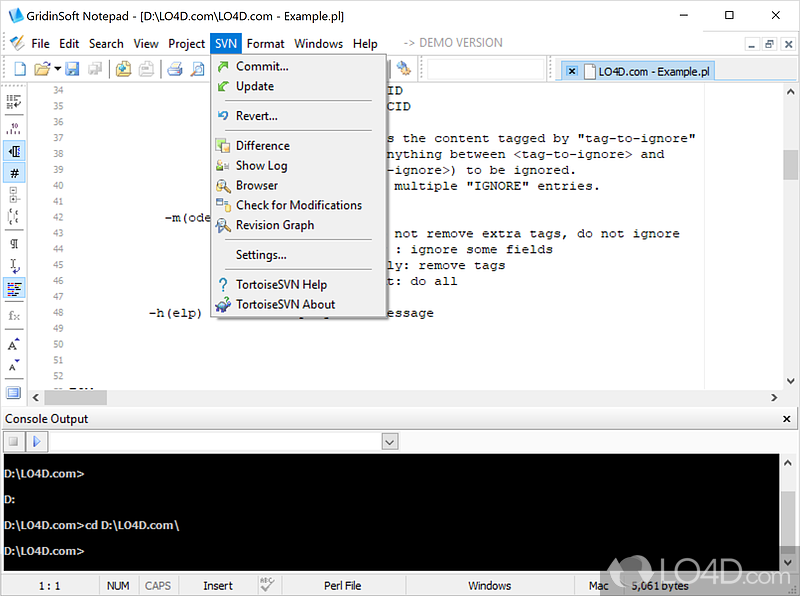 GridinSoft Notepad screenshot