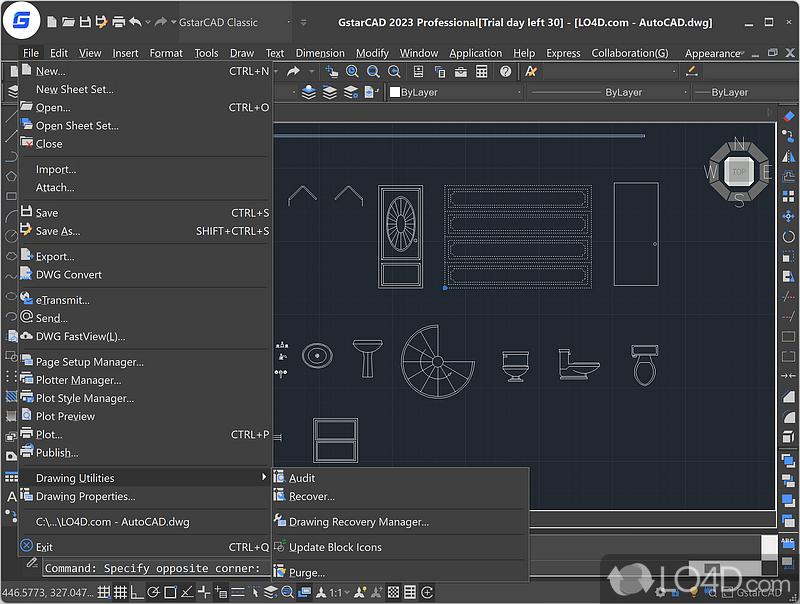 Solid CAD software - Screenshot of GstarCAD