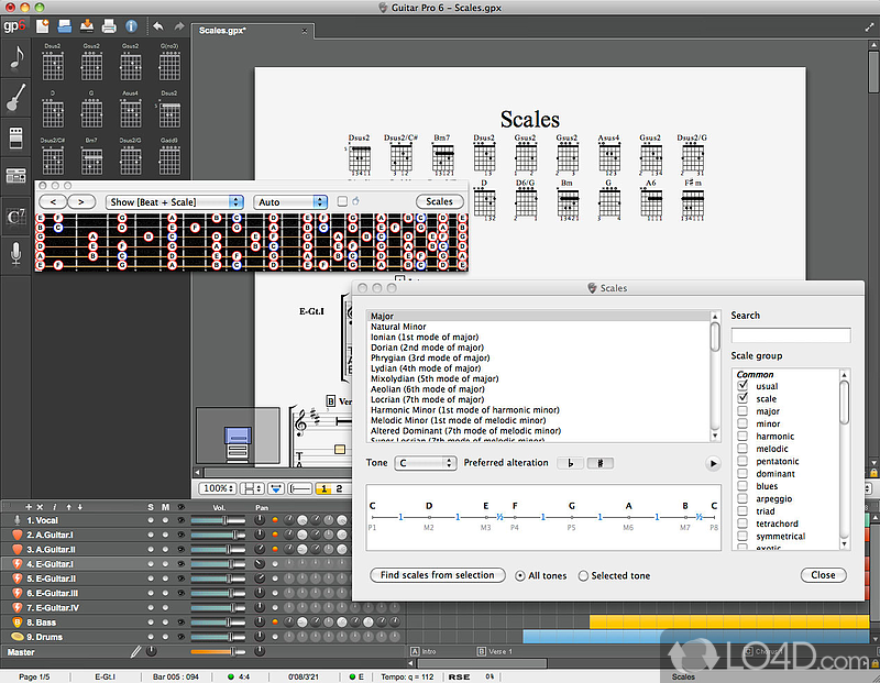 Guitar Pro: Features - Screenshot of Guitar Pro