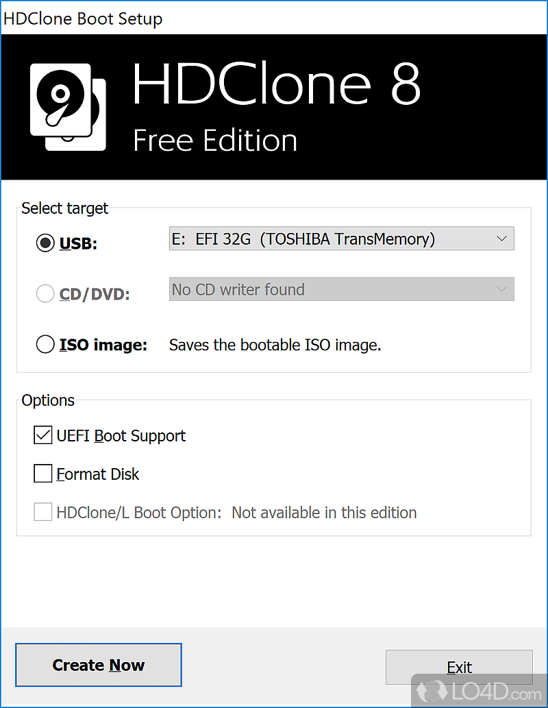 HDClone X Free Edition screenshot