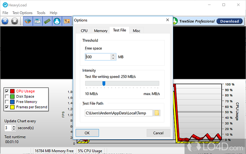 Free Stress Test Software for Your Windows PC - Screenshot of HeavyLoad