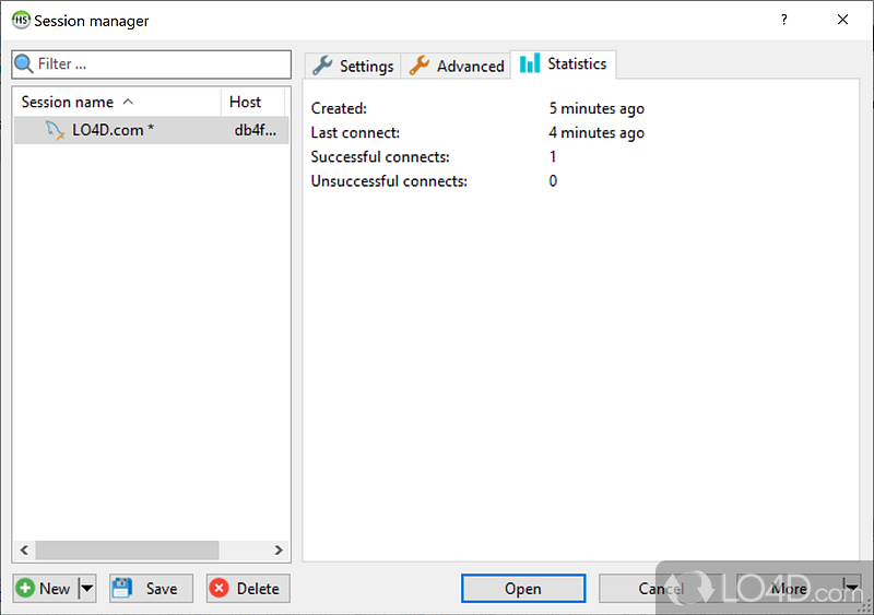 Browse and edit table - Screenshot of HeidiSQL