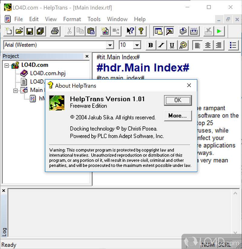 HelpTrans screenshot