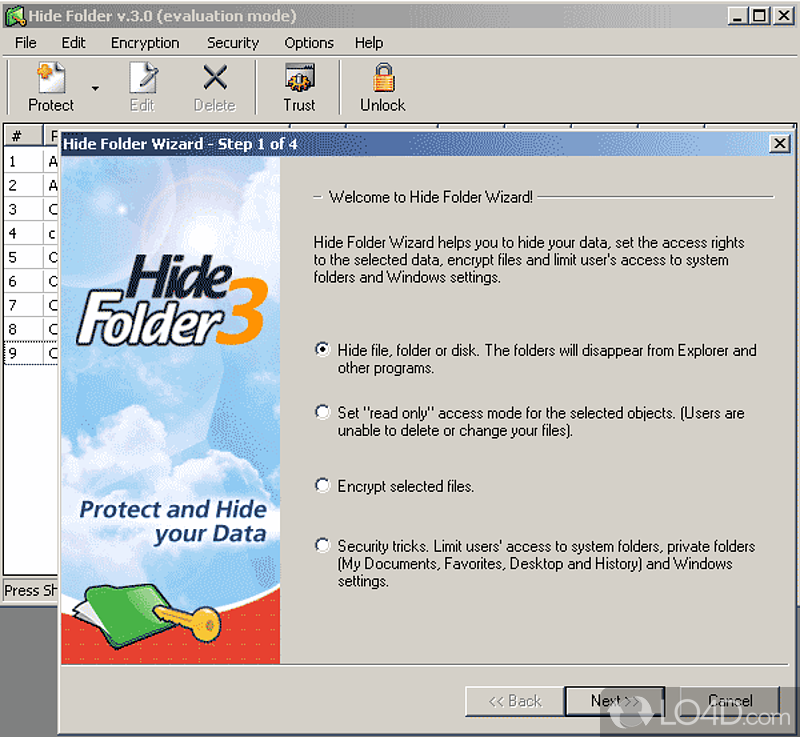 mylio hide folders