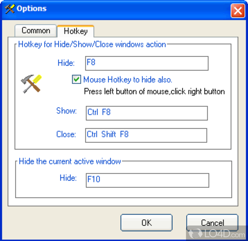 hotkey view hidden files windows 7