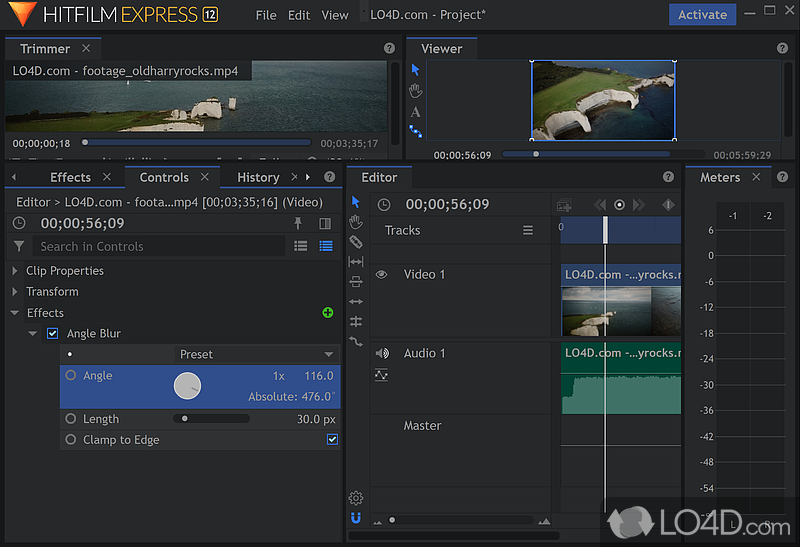 HitFilm Express: No need to be shy - Screenshot of HitFilm Express