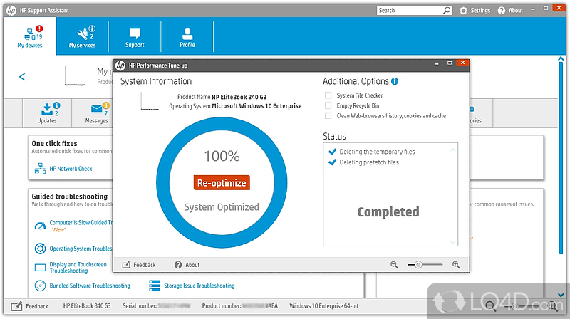 hp support assistant download