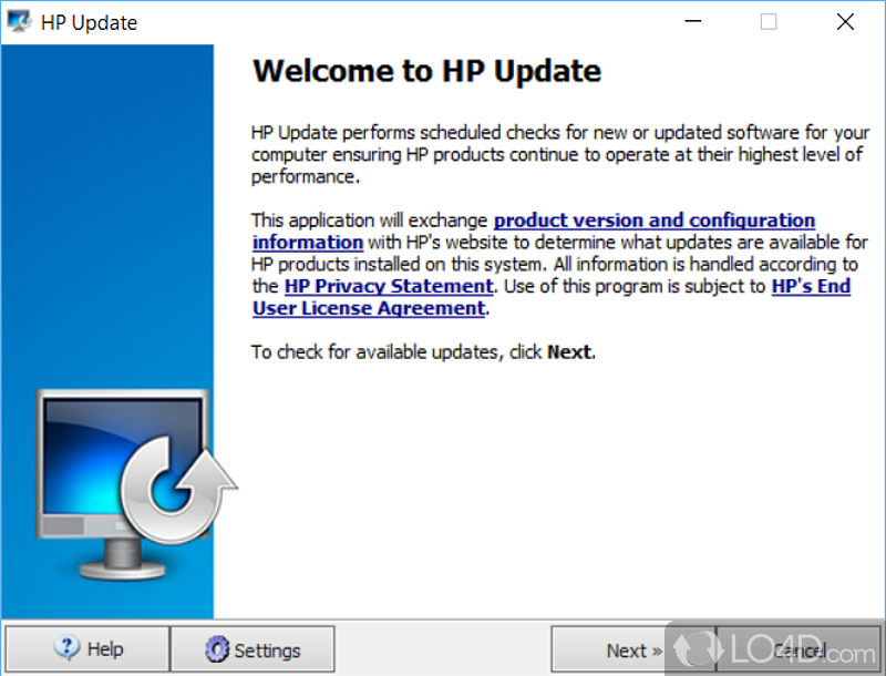 Update hp support assistant