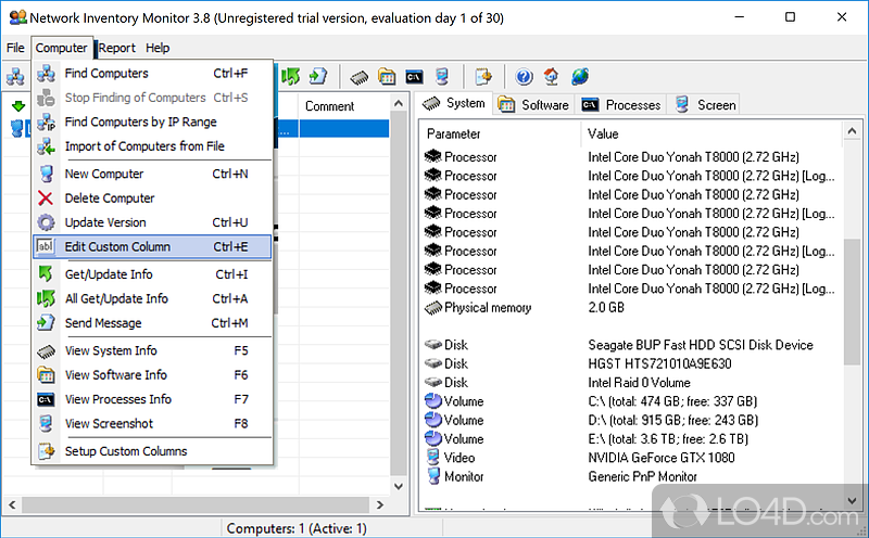 Network Inventory Monitor screenshot