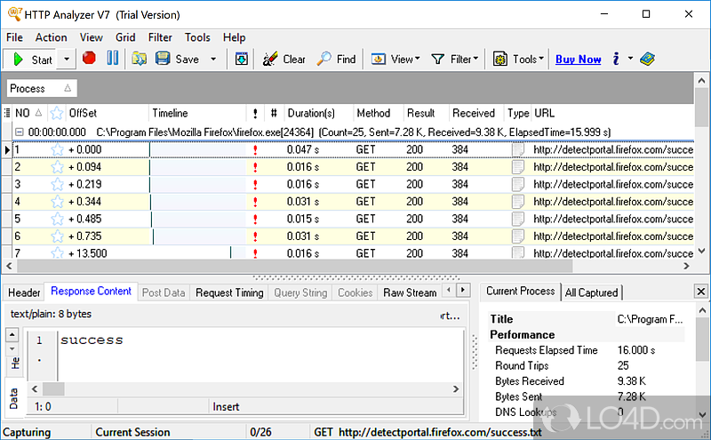 Powerful and detailed HTTP protocol analyzer - Screenshot of HTTP Analyzer