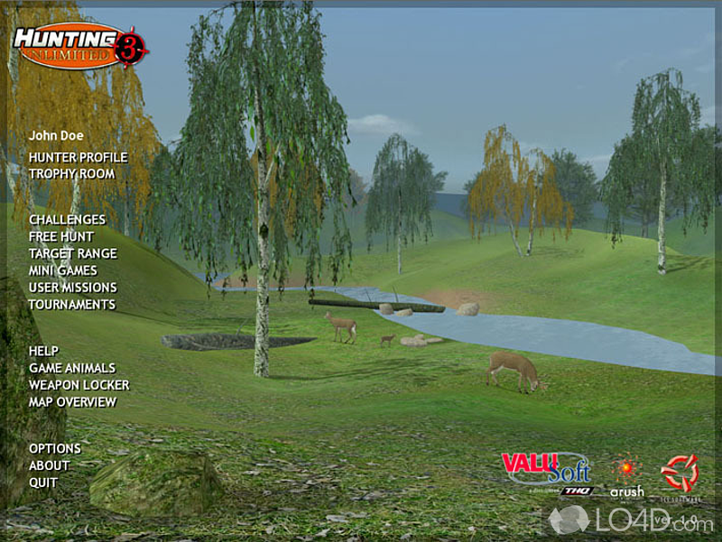 Hunting Unlimited 3: User interface - Screenshot of Hunting Unlimited 3