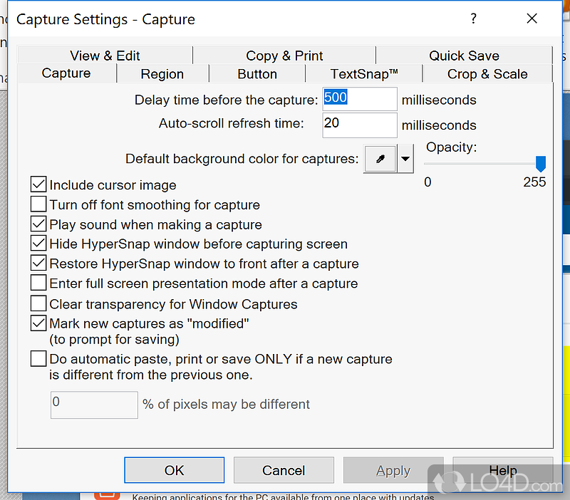 Screen graphics + text capture & image editor - Screenshot of HyperSnap
