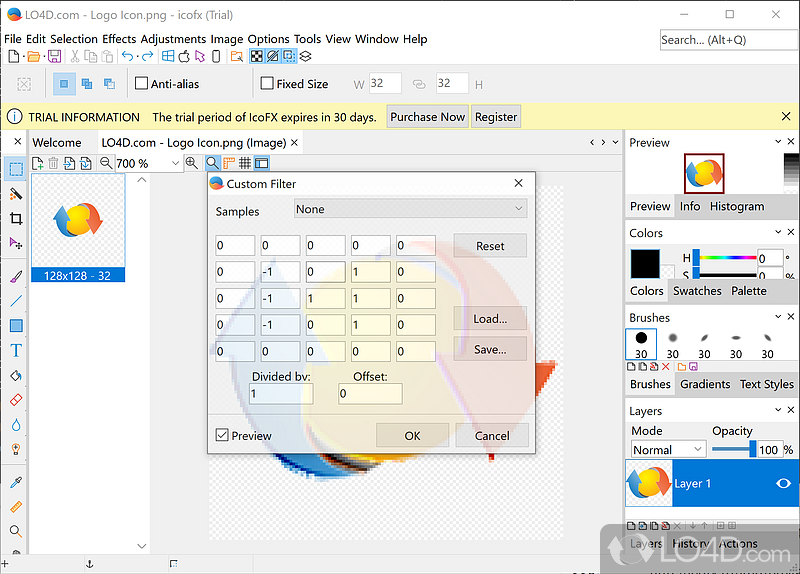 Create Windows icons - Screenshot of IcoFX