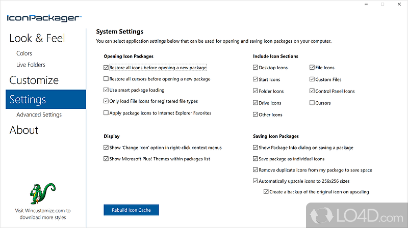 Handy and Fun Icon Personalization Software for Personal Computers - Screenshot of IconPackager