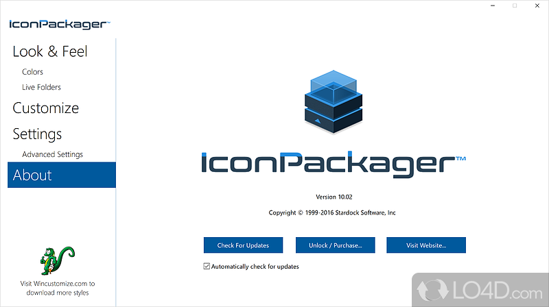 Other Additional Benefits - Screenshot of IconPackager