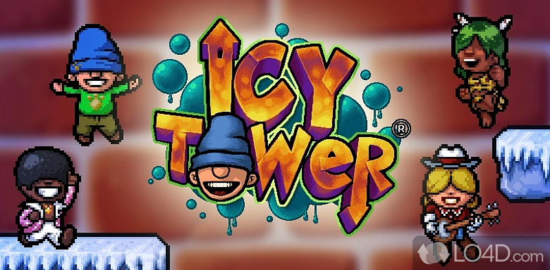 Arcade game like Mario - Screenshot of Icy Tower