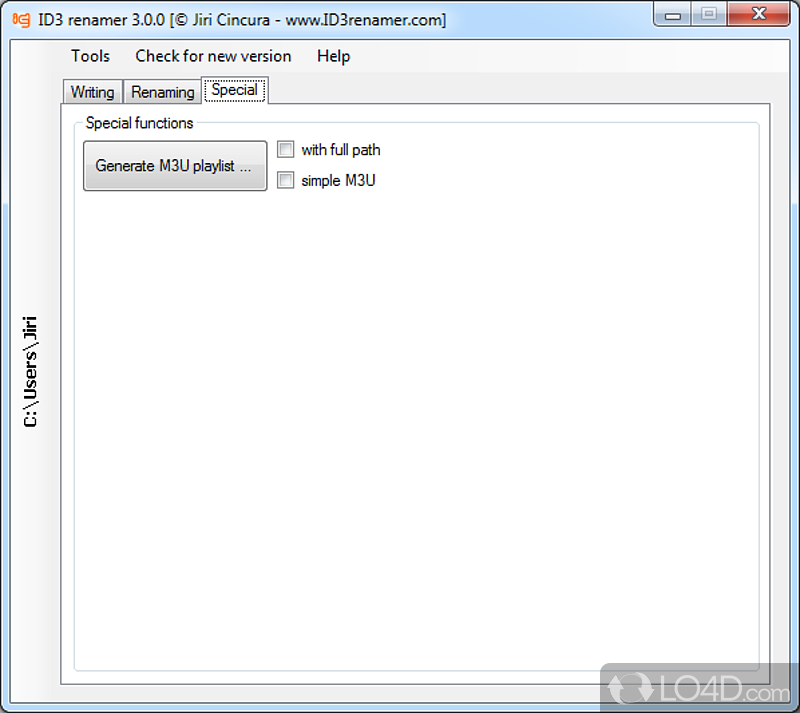 Batch rename or edit tags for audio files - Screenshot of ID3 Renamer