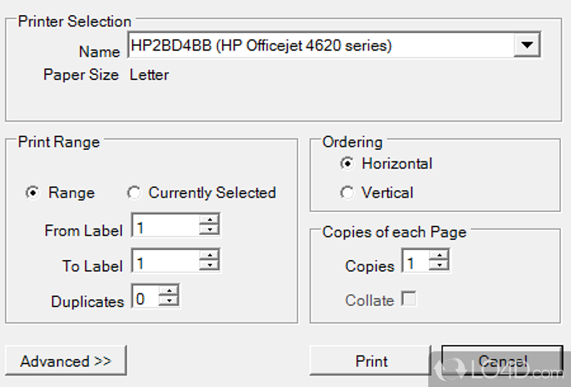 IDAutomation Barcode Label Software screenshot