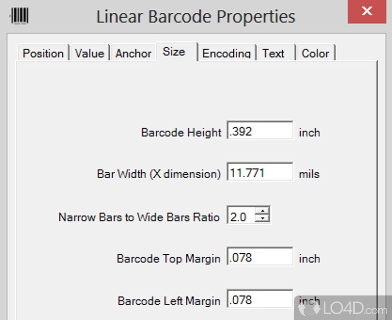 IDAutomation Barcode Label Software screenshot